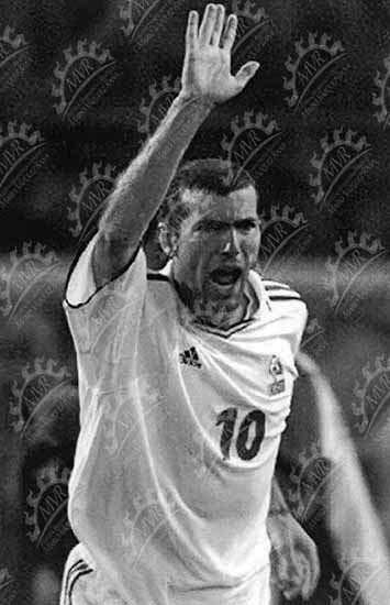 Zinedine Zidane retrato